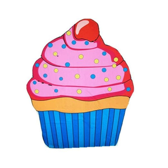 Serviette De Plage Muffin Rose - Bouee-shop